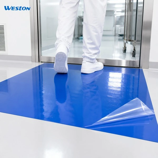 Cleanroom Sticky Mat in use