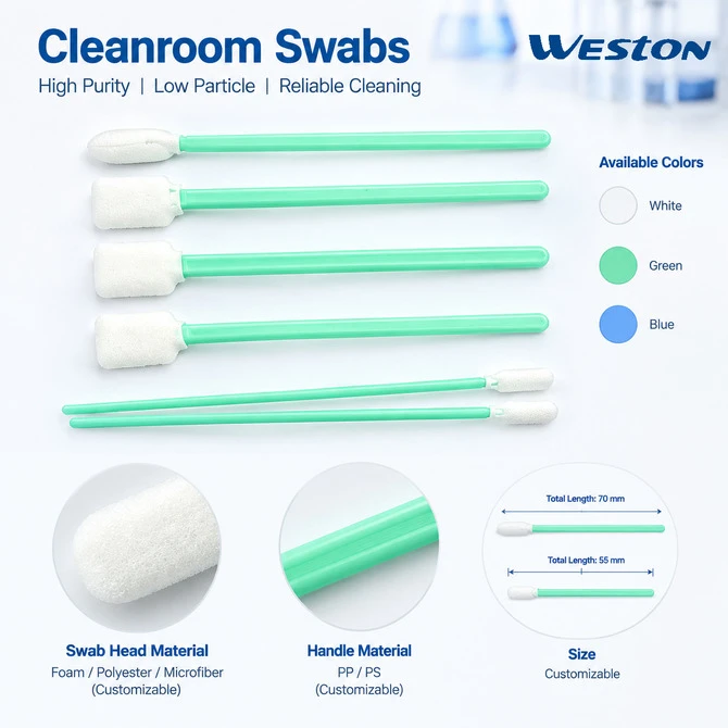 ​​ESD cleanroom swabs spe