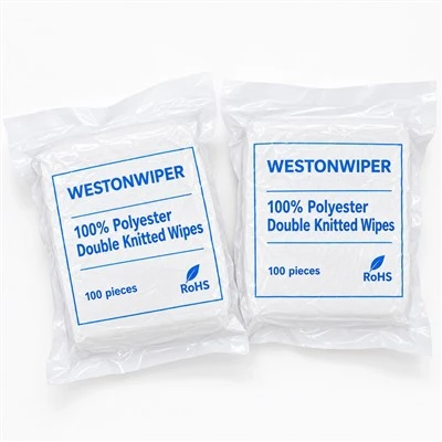 Double Knitted Polyester Cleanroom Wipes